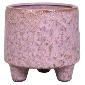 15.215 Pot op voet living roze 12.8 cm