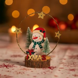 Kerstfiguur Sneeuwman Ø 15cm Studio