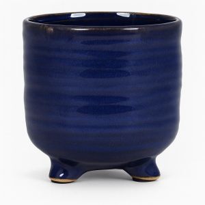 15.296 Pot op voet togo blauw 11.5 cm Studio